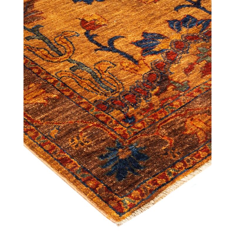 Overton Hand Knotted Wool Vintage Inspired Modern Contemporary Eclectic